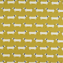 Hound Dog Ochre Fabric by the Metre